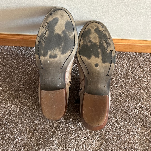 Sam Edelman Taupe Petty Ankle Boots 7.5 - Picture 6 of 9